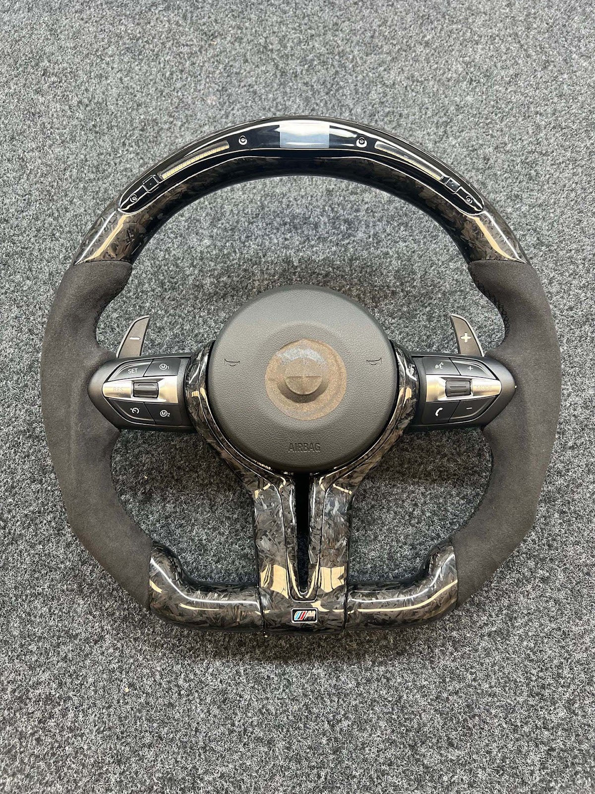 BMW 3/5 Series, X5, M5/M6 — Forged Carbon Steering Wheel