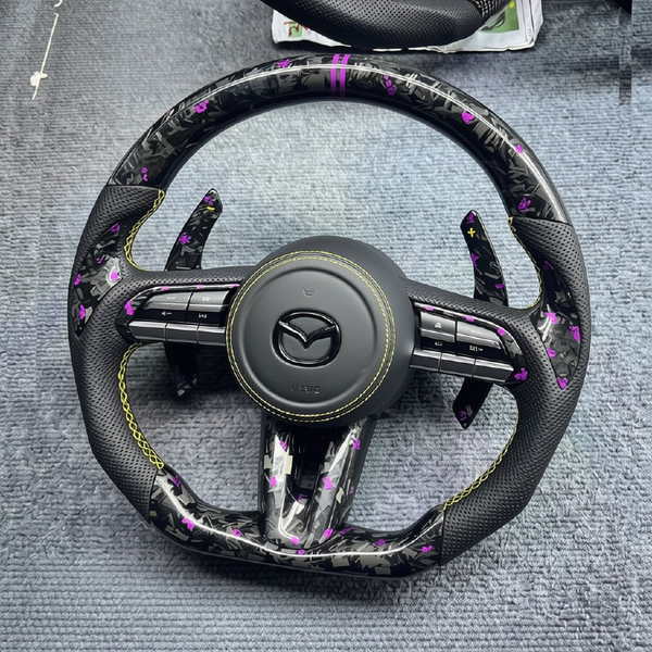 Mazda3 / Axela, Mazda6 / Atenza — Forged Carbon Steering Wheel