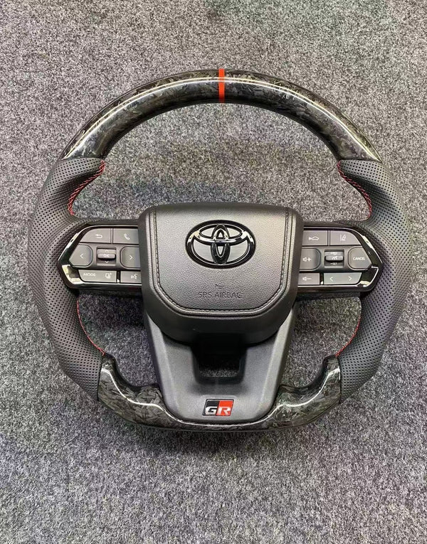 Toyota Alphard, Crown, Hilux — Forged Carbon Steering Wheel