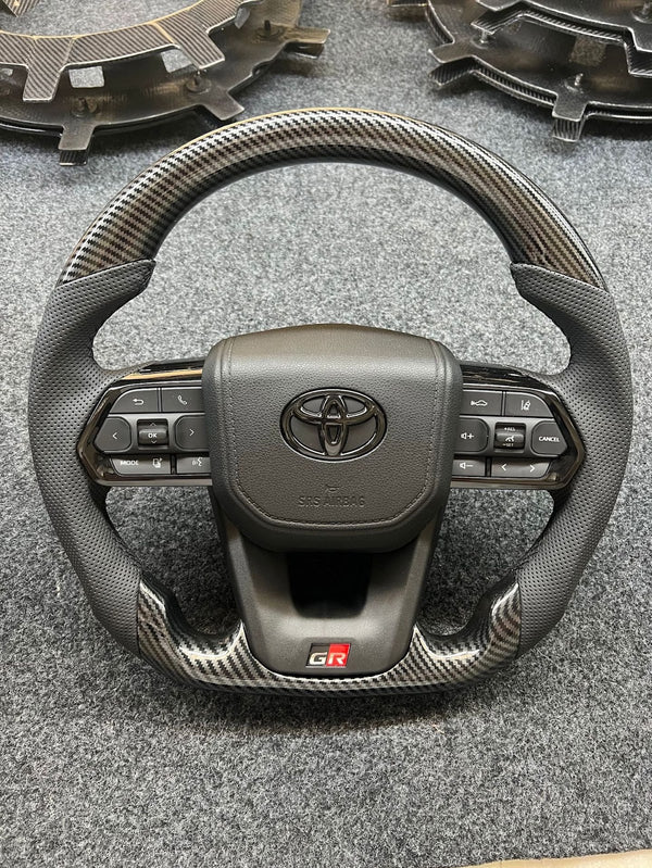 Toyota Alphard, Crown, Hilux, Land Cruiser — Patterned Steering Wheel